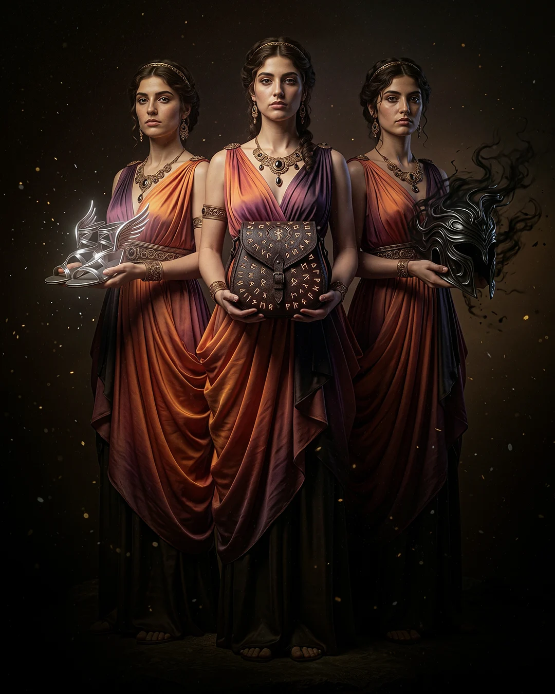 Nymphs of the North, arte autoral em pôster de metal na Displate