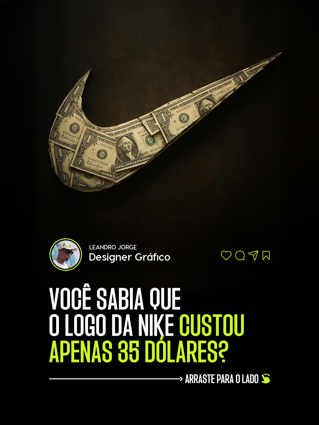 Você sabia que o logo da Nike custou apenas 35 dólares?